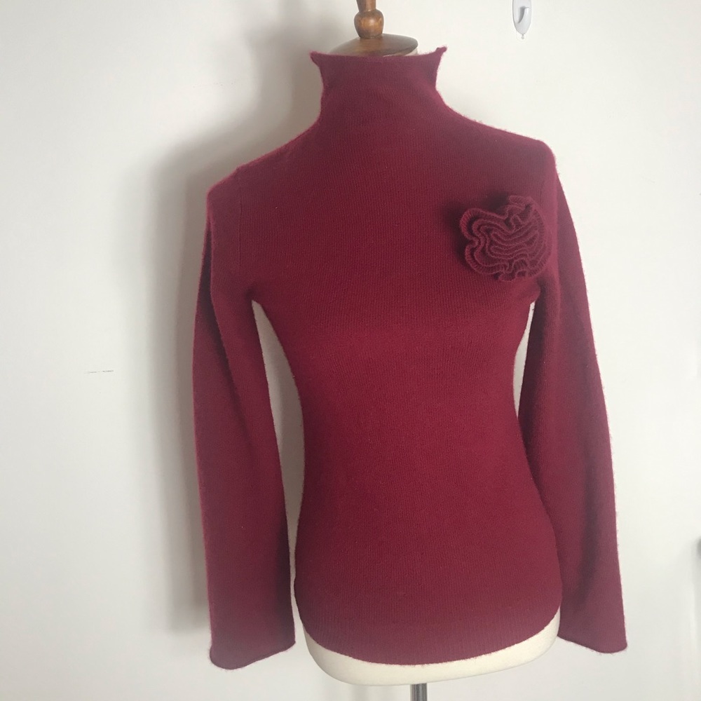 White + Warren cashmere mock neck Sweater